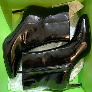 Sam Edelman, Ulissa, Black Patent Leather Boots